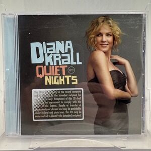 Diana Krall Quiet Nights CD 2009 Verve Records B0012433-02 Promo Copy Jazz